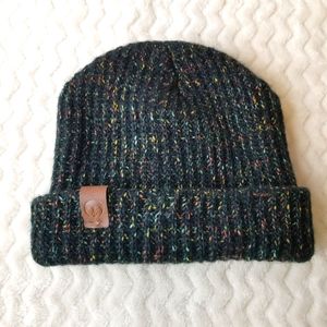 Lucasfilm Ltd Black Multi Speck Rolled Knit Beanie Stocking Cap